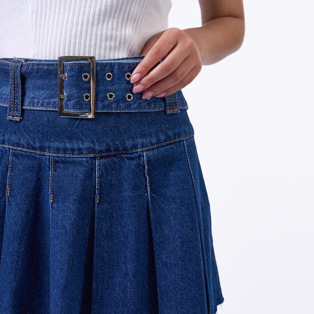 FALDA MUJER MACHINE AZUL DI24/DALYA DENIM RIGIDO - 3