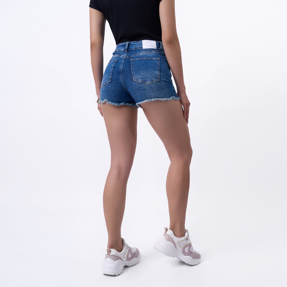SHORT MUJER MACHINE AVELINE DENIM - 3