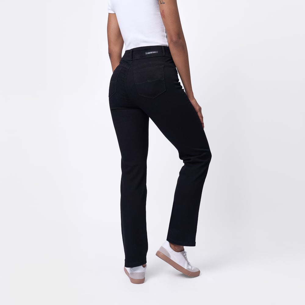 JEAN MUJER BRONCO DENISSE DENIM STRECH BLACK - 3