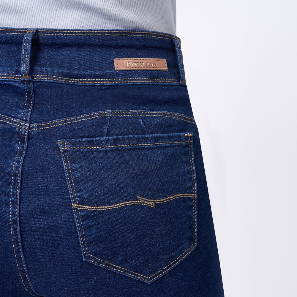 JEAN MUJER BRONCO DENISSE DENIM STRECH STONE - 4