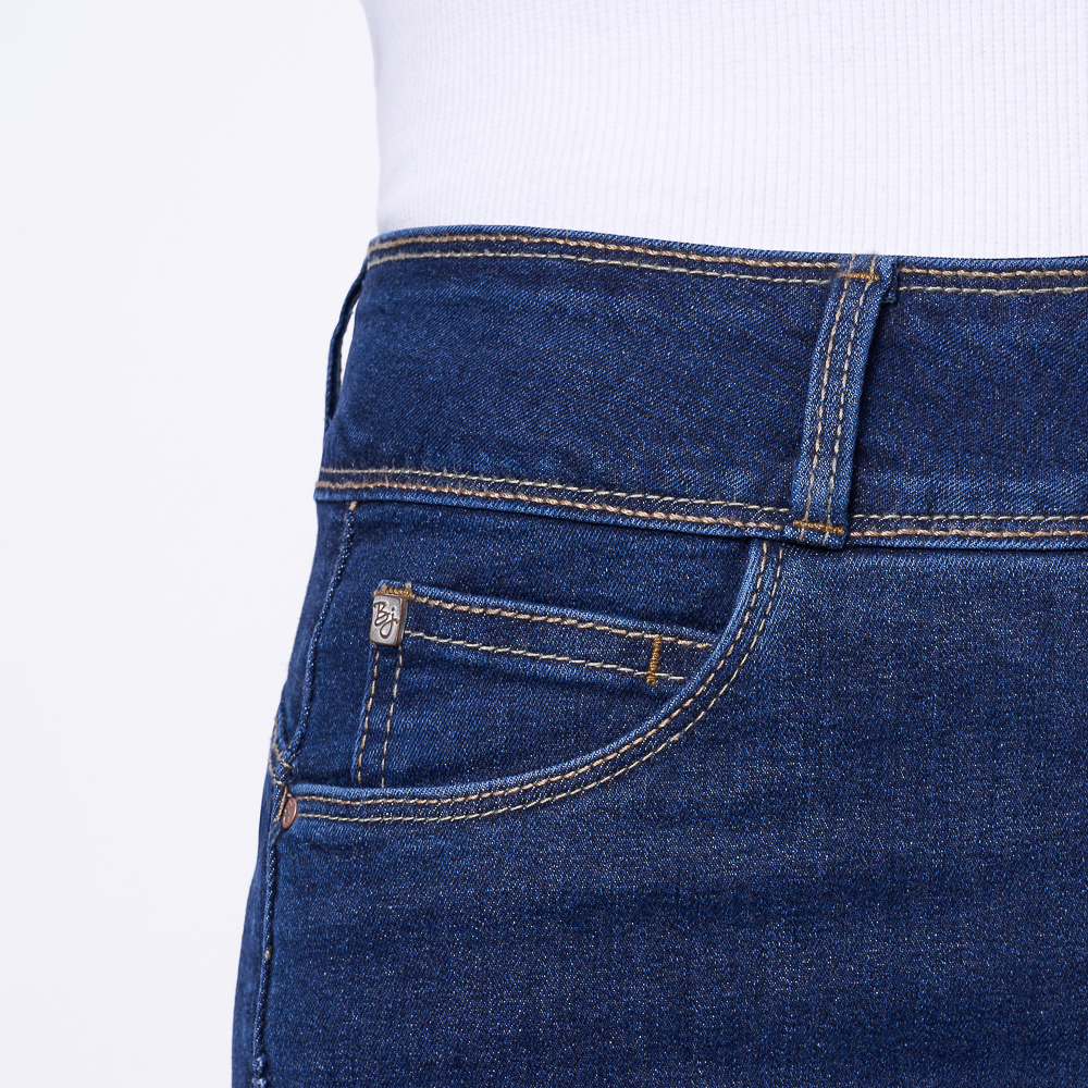 JEAN MUJER BRONCO DENISSE DENIM STRECH STONE - 5