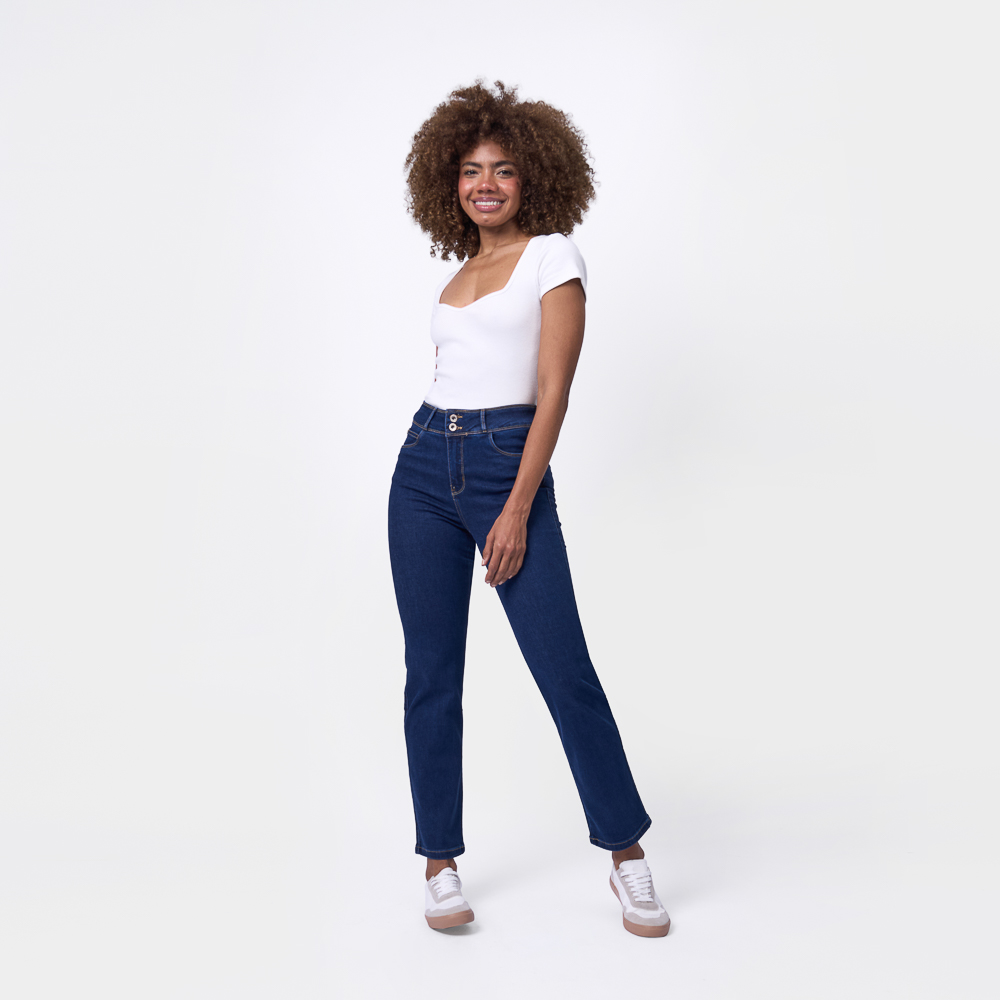 JEAN MUJER BRONCO DENISSE DENIM STRECH STONE - 6