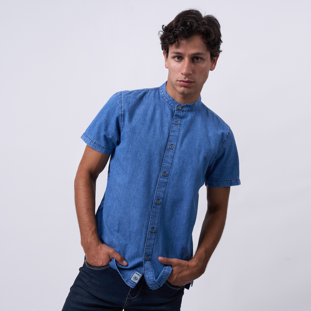 CAMISA M/C AP25/DE NOVAC-R DENIM CAMISERO - 1