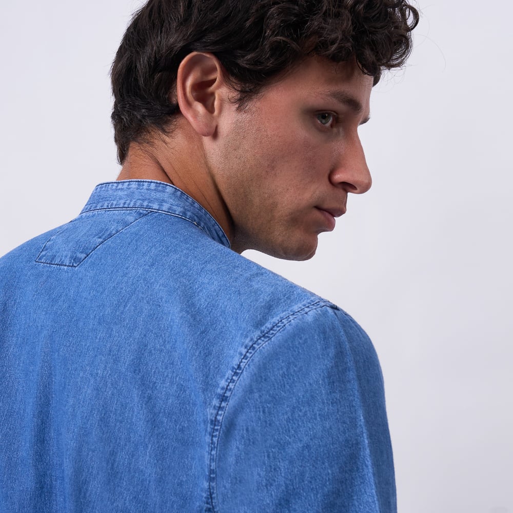 CAMISA M/C AP25/DE NOVAC-R DENIM CAMISERO - 3