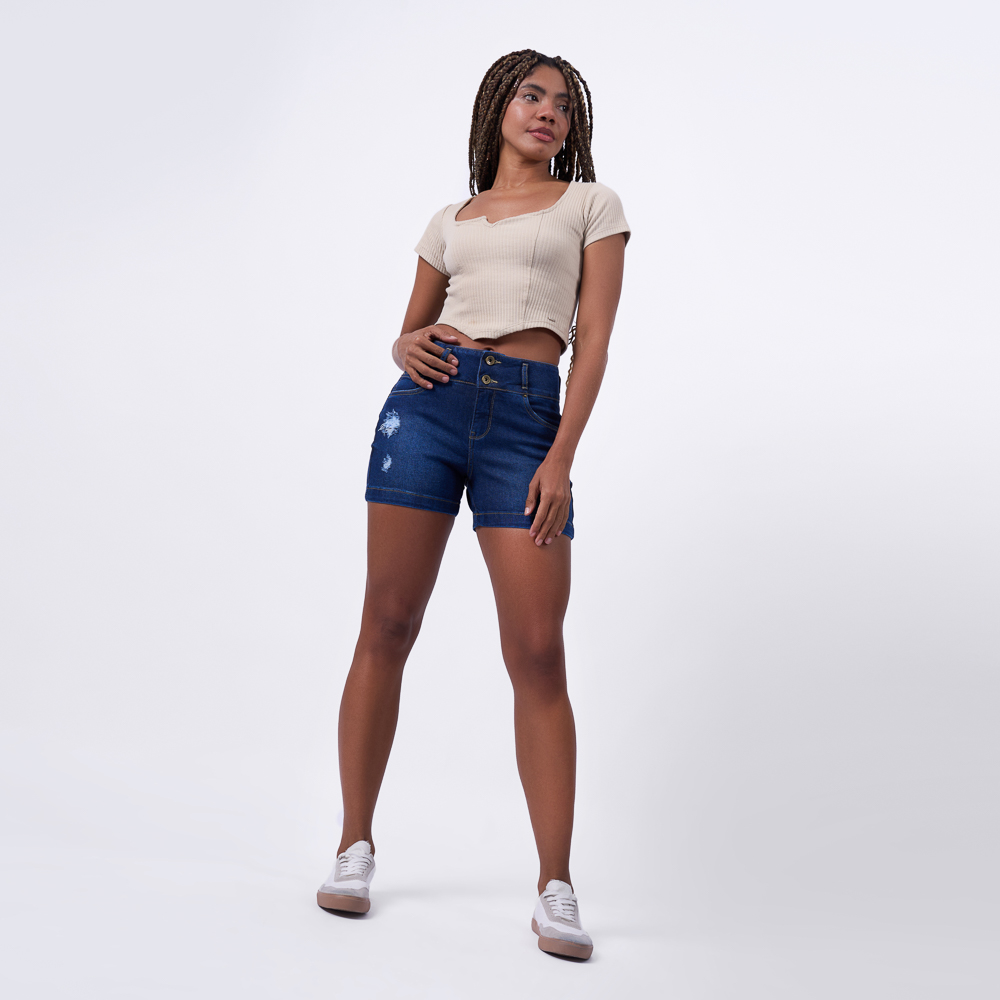 BERMUDA MILAH-B DENIM CONFORT - 5