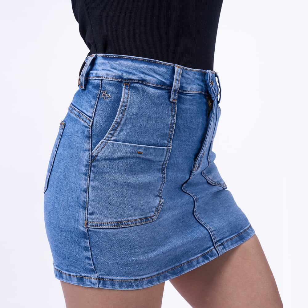 FALDA SHORT JP25/ZARYA DENIM STRECH - 3