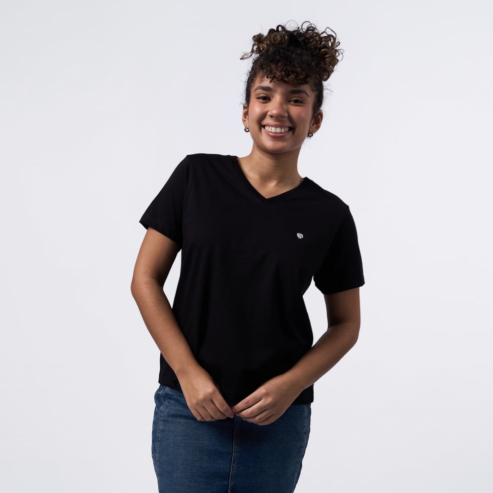 POLO EI25/VW-NECK P2 JERSEY - NEGRO - 1