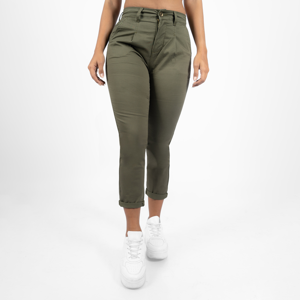 PANTALON TAYSSIR MUJER RECTO - SHILA.X DRILL - 1