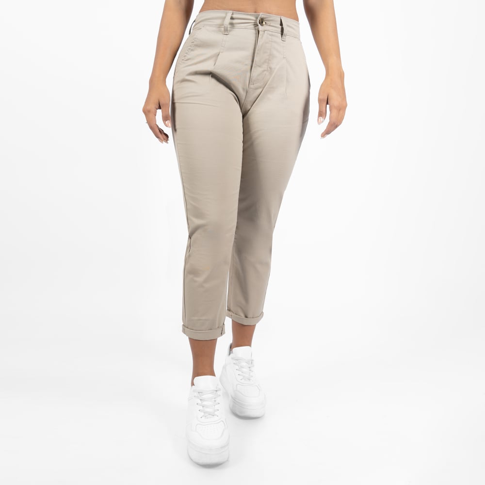 PANTALON TAYSSIR MUJER RECTO - SHILA.X DRILL - 1