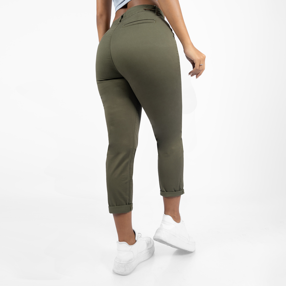 PANTALON TAYSSIR MUJER RECTO - SHILA.X DRILL - 2
