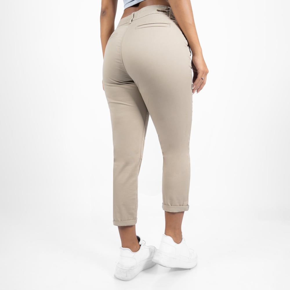 PANTALON TAYSSIR MUJER RECTO - SHILA.X DRILL - 2