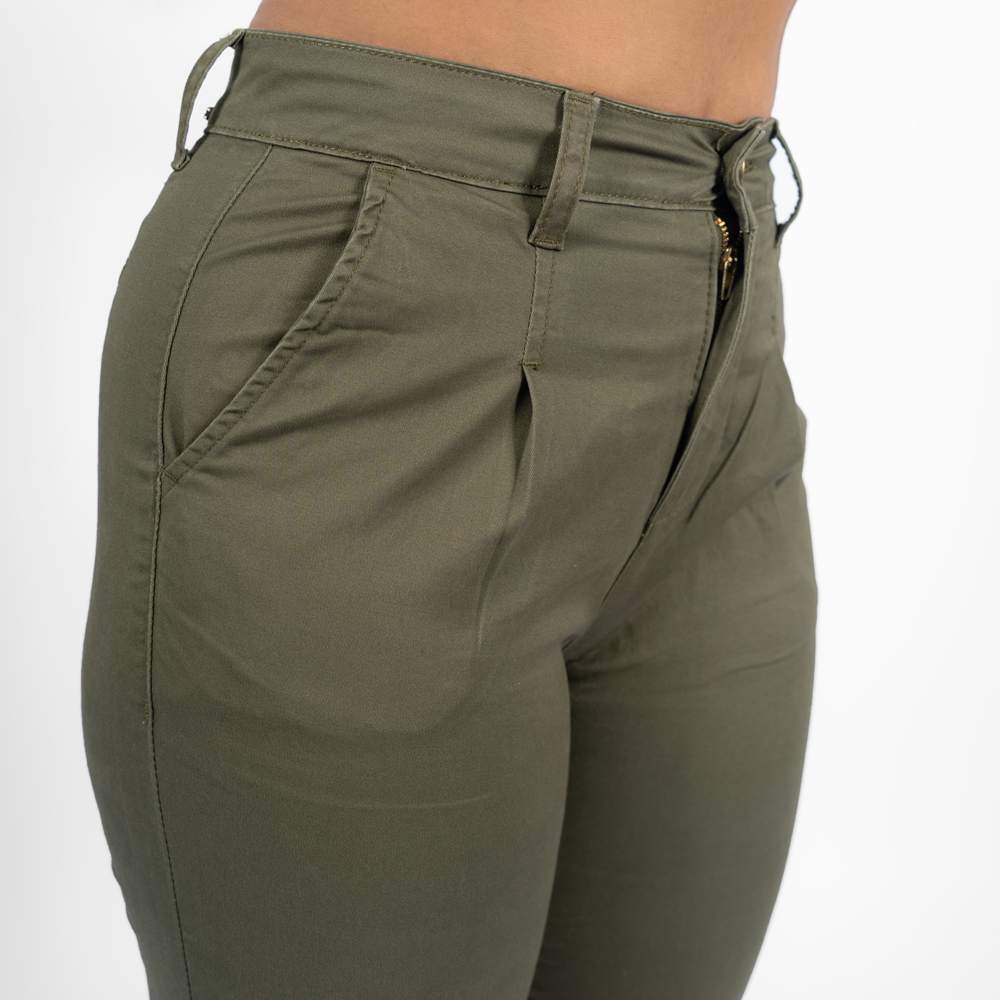 PANTALON TAYSSIR MUJER RECTO - SHILA.X DRILL - 3