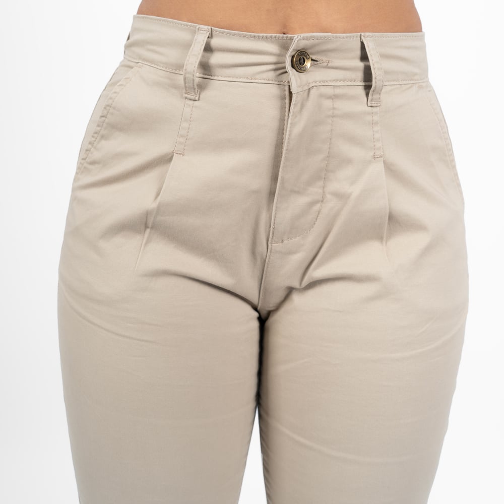 PANTALON TAYSSIR MUJER RECTO - SHILA.X DRILL - 3