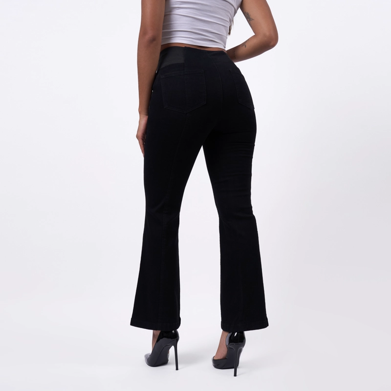 JEAN BRONCO MUJER FLARE - BLANCA - F DENIM STRECH - 2