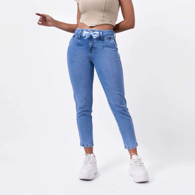 JEAN BRONCO MOUJER SLOUCHY - ALBERTA I - S DENIM CONFORT - 1