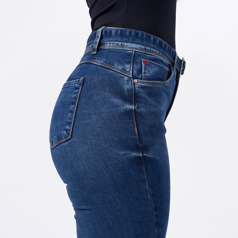 JEAN MACHINE MUJER FLARE - FIORE2 F DENIM STRECH - 3