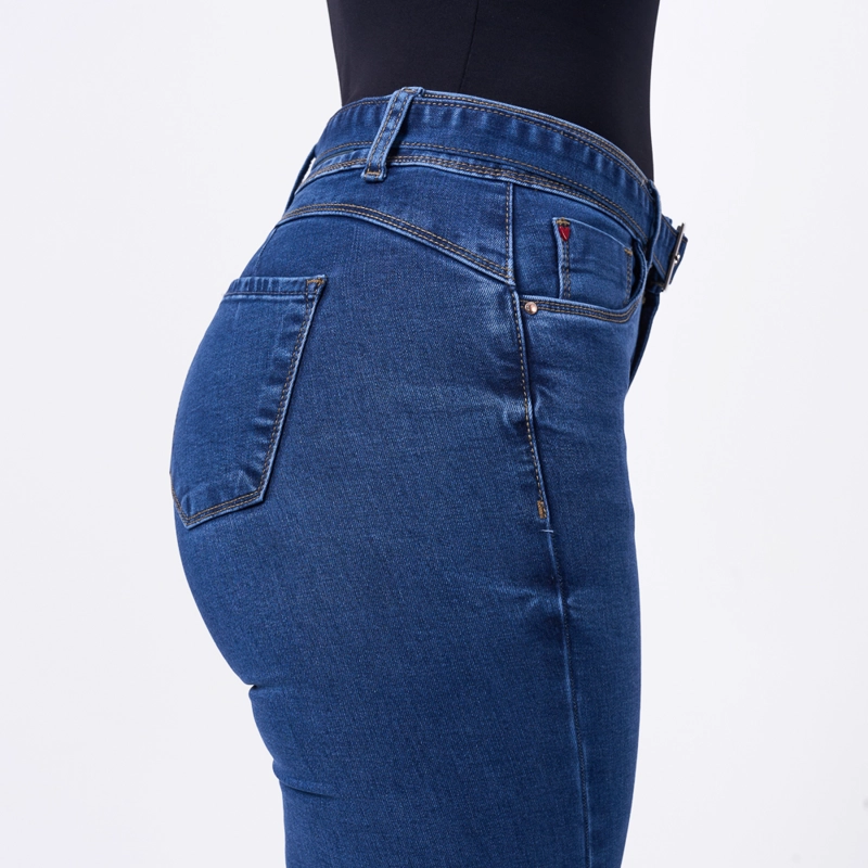 JEAN MACHINE MUJER FLARE - FIORE2 F DENIM STRECH - 3