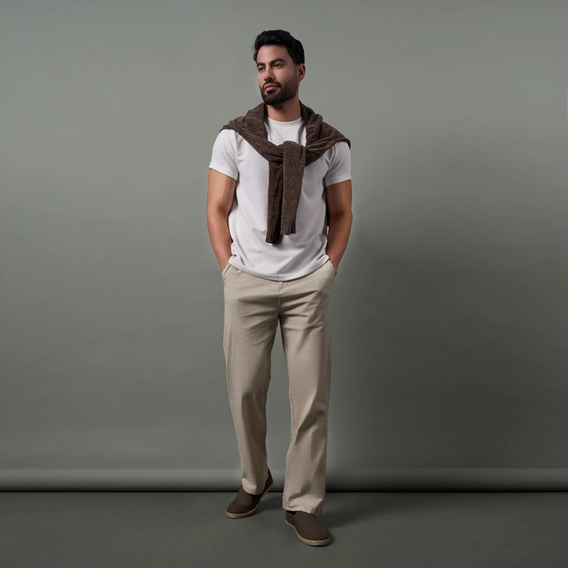 PANTALON ROYAL HOMBRE - AZRAT-PA LINO - 4
