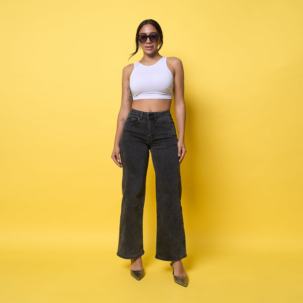JEAN MOKACCINO MUJER WIDE LEG -MAYI-PA DENIM - 4