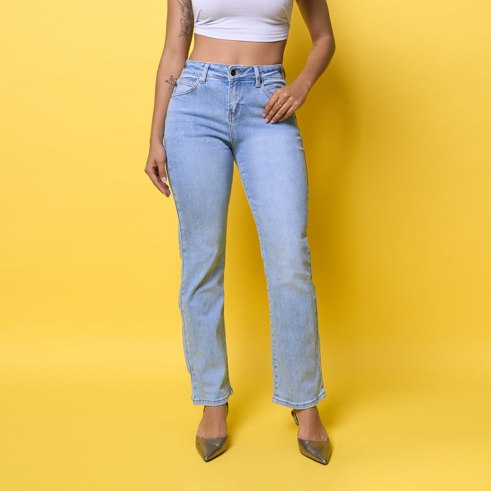 JEAN MOKACCINO MUJER - WIDELEG - SHIOMI-PA DENIM - 1