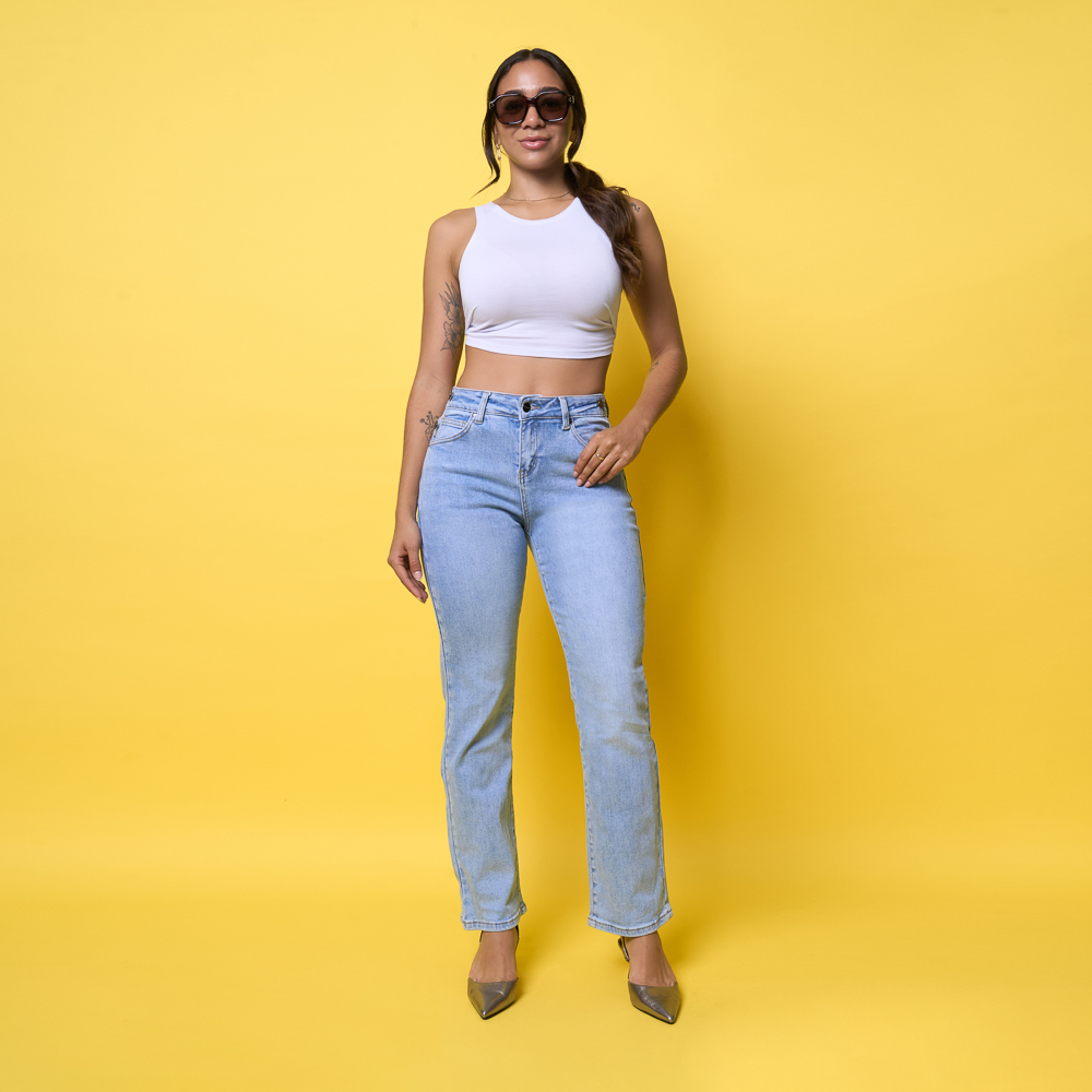 JEAN MOKACCINO MUJER - WIDELEG - SHIOMI-PA DENIM - 4
