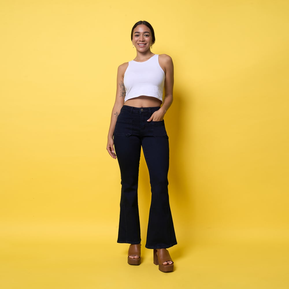 JEAN MOKACCINO MUJER FLARE - MELINS-PA DENIM - 4