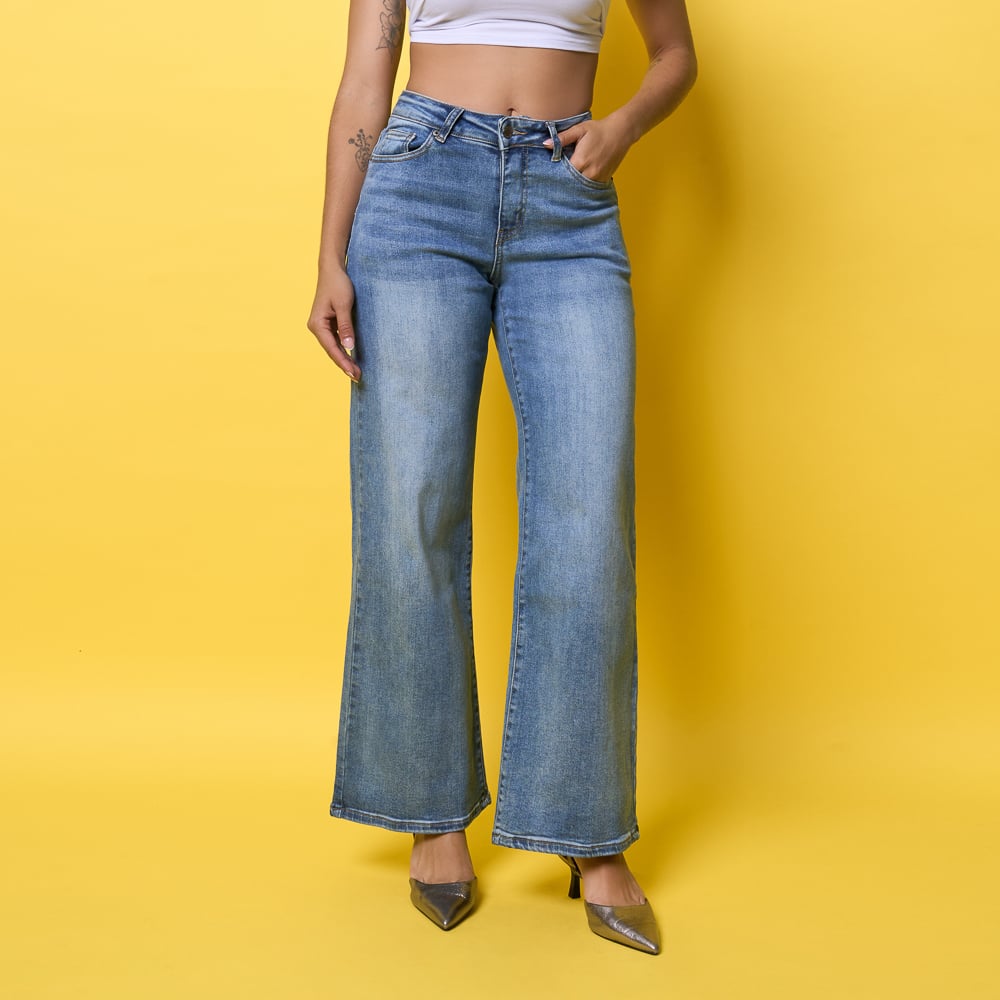 JEAN MOKACCINO MUJER WIDE LEG -CARIT-PA DENIM - 1