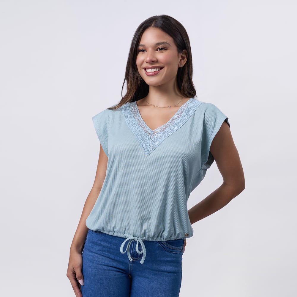 POLO BRONCO MUJER - JAYLI RIB - 1