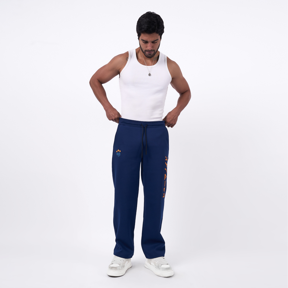 PANTALON BUZO 1921 HOMBRE WIDE LEG - DEPORN X2 FRANELA - 4