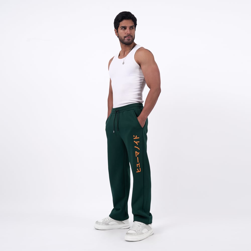 PANTALON BUZO 1921 HOMBRE WIDE LEG - DEPORN X2 FRANELA - 4