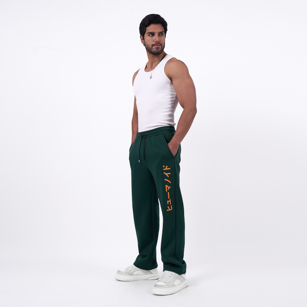 PANTALON BUZO 1921 HOMBRE WIDE LEG - DEPORN X2 FRANELA - 4