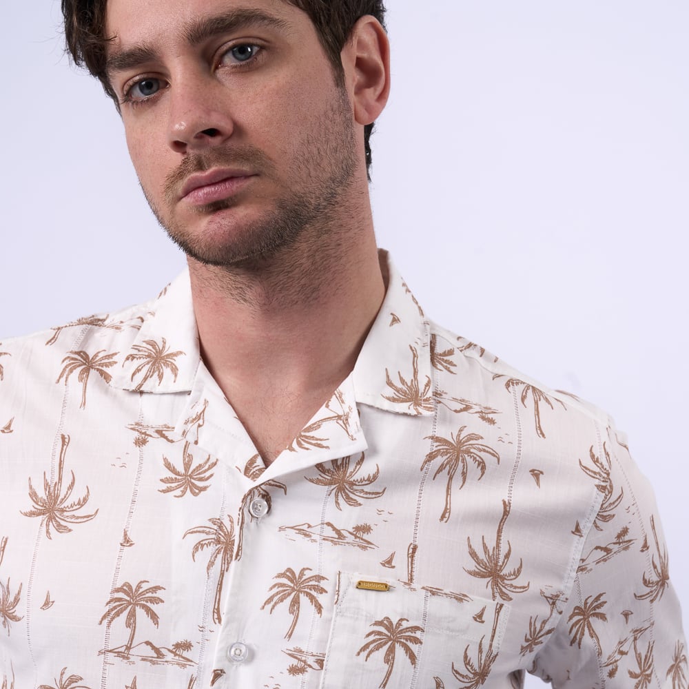CAMISA M/C BRONCO HOMBRE - LI ISLAND LINO - 3