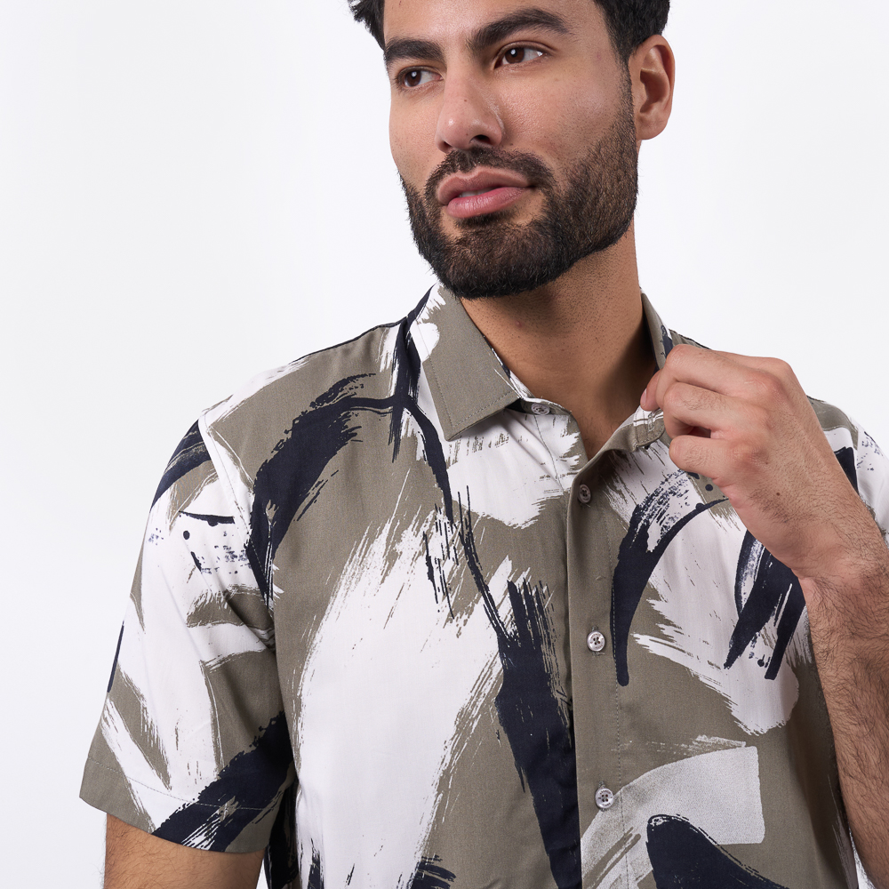 CAMISA M/C BRONCO HOMBRE - CHA FUEGO CHALIS - 3