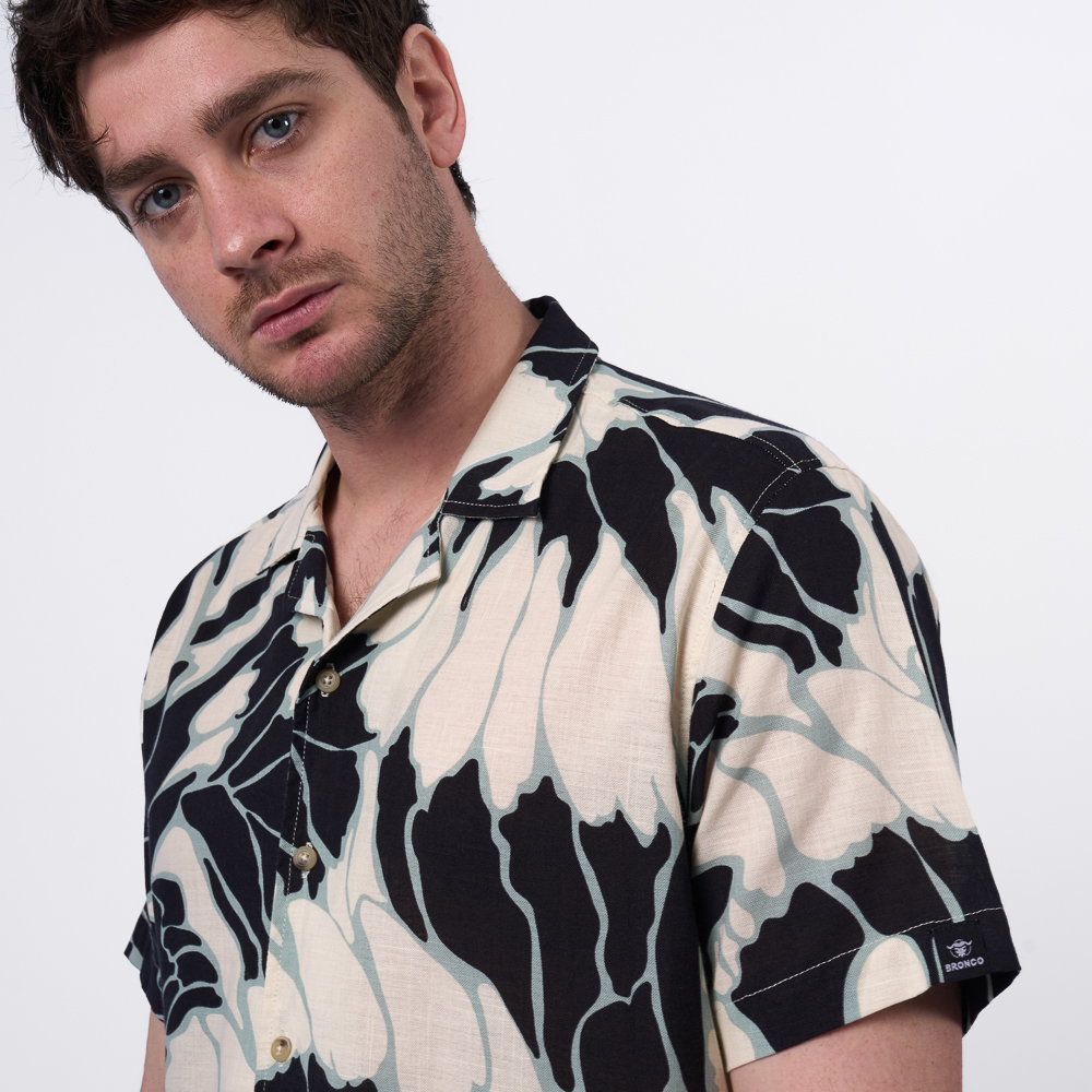 CAMISA M/C BRONCO HOM BRE - LI NATIVO LINO - 3