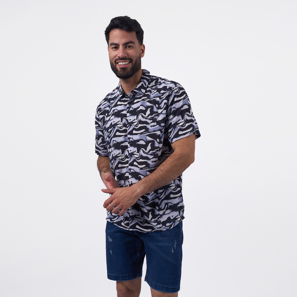CAMISA M/C BRONCO HOMBRE - CHA DUNNA CHALIS - 1