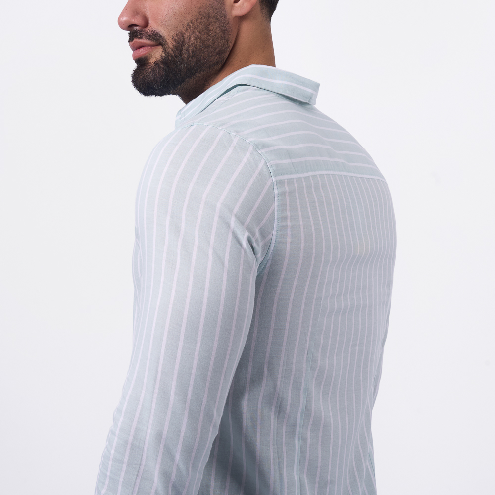 CAMISA M/L BRONCO HOMBRE - SION-S POPELINA - 2