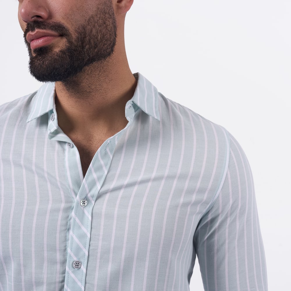 CAMISA M/L BRONCO HOMBRE - SION-S POPELINA - 3