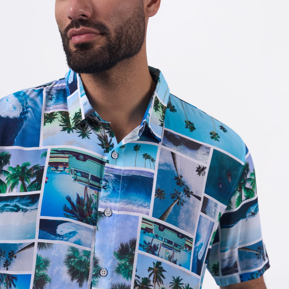 CAMISA M/C BRONCO HOMBRE - CHA PHOTOS CHALIS - 3