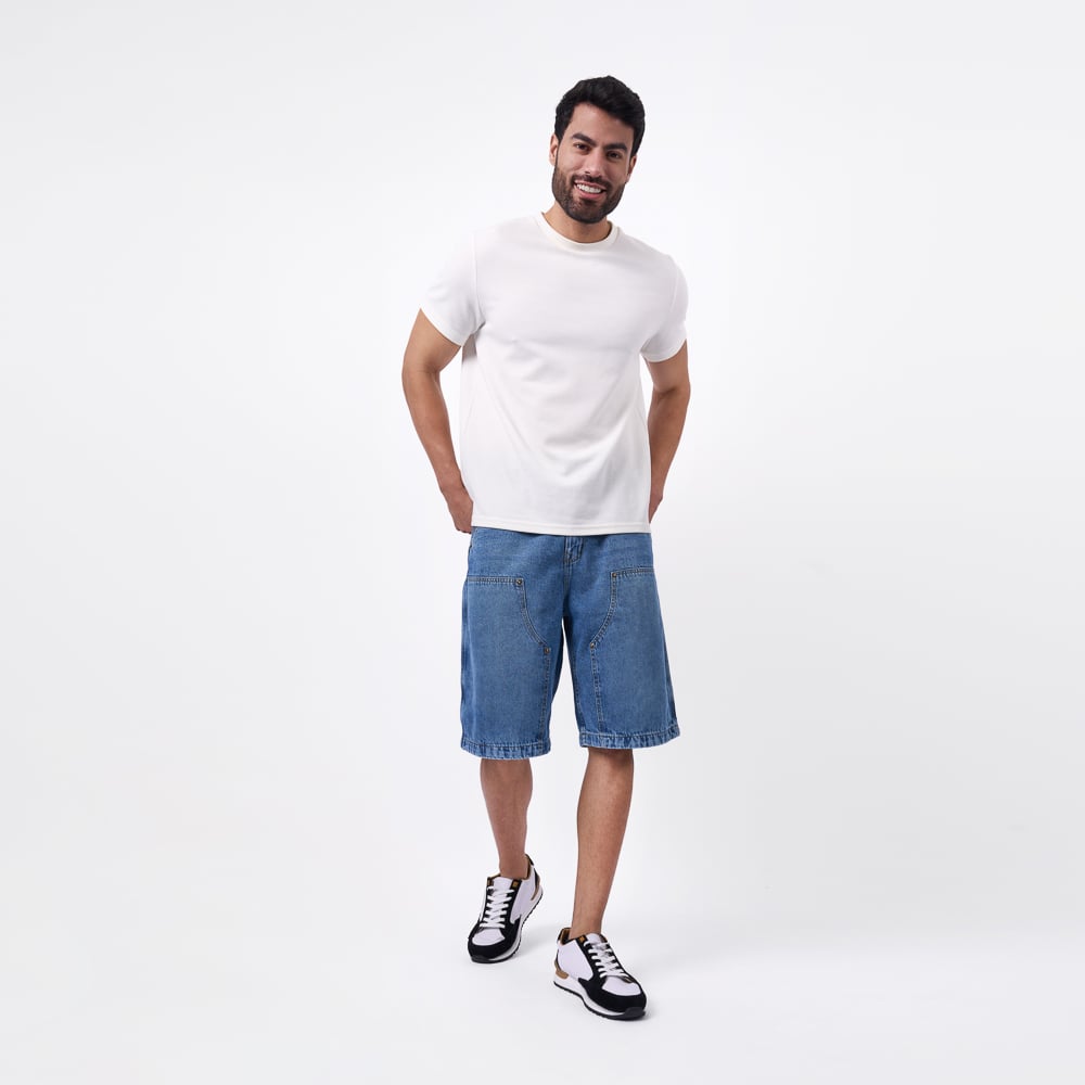 BERMUDA BRONCO HOMBRE - JORK-B DENIM RIGIDO - 4