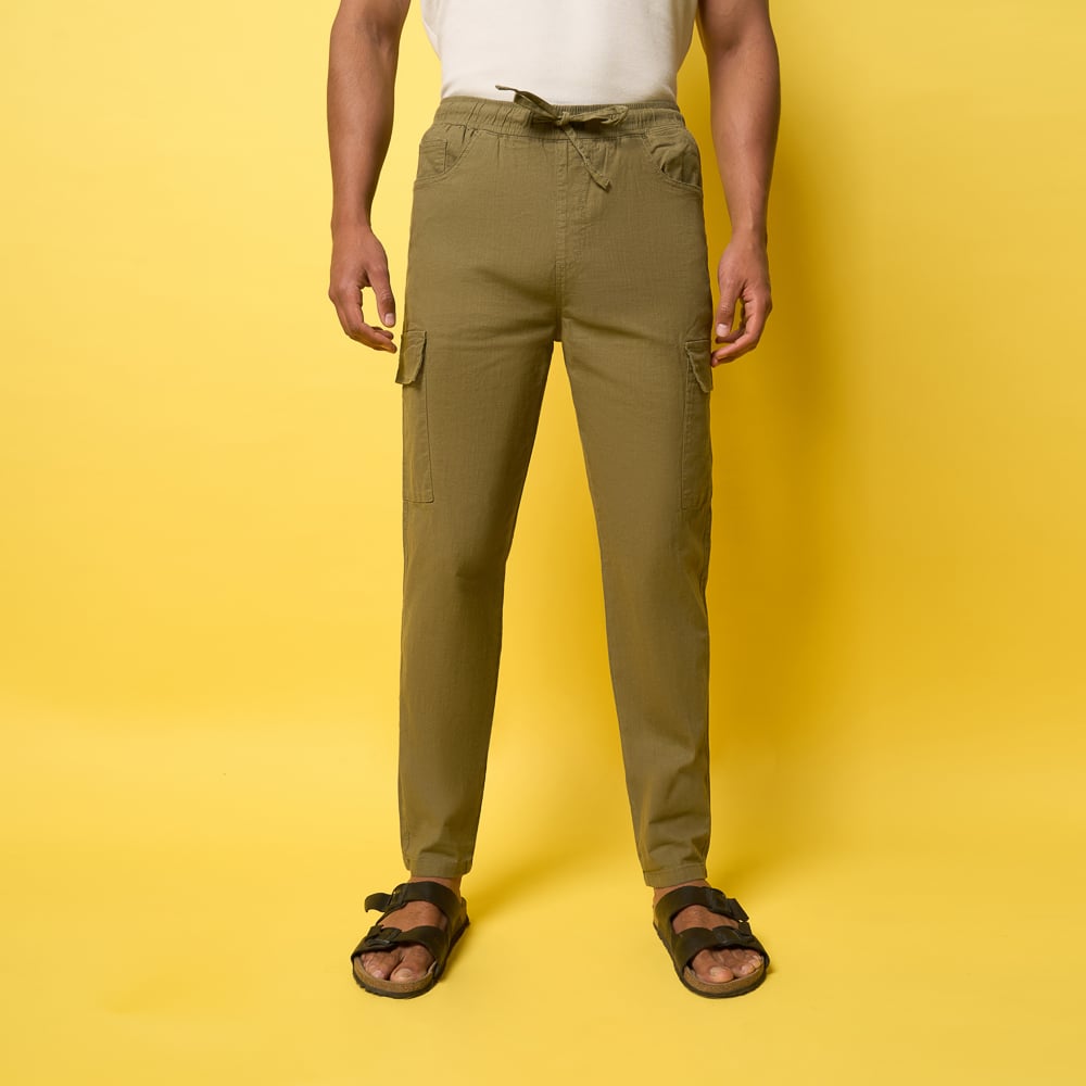 JOGGER CARGO BRONCO HOMBRE - ILAR-PA LINO - 1