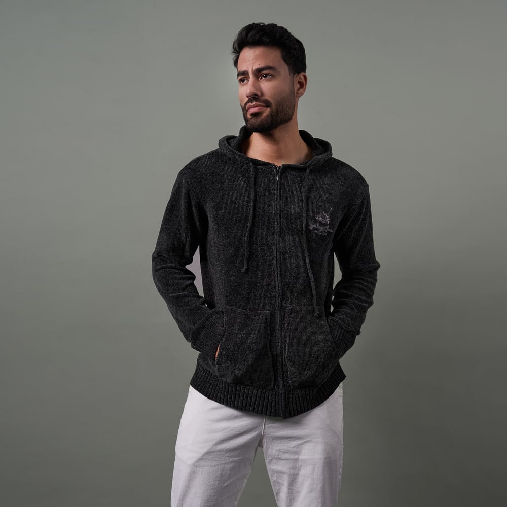 CHOMPA ROYAL POLO HOMBRE - ALIX-PA TEJIDO - 1