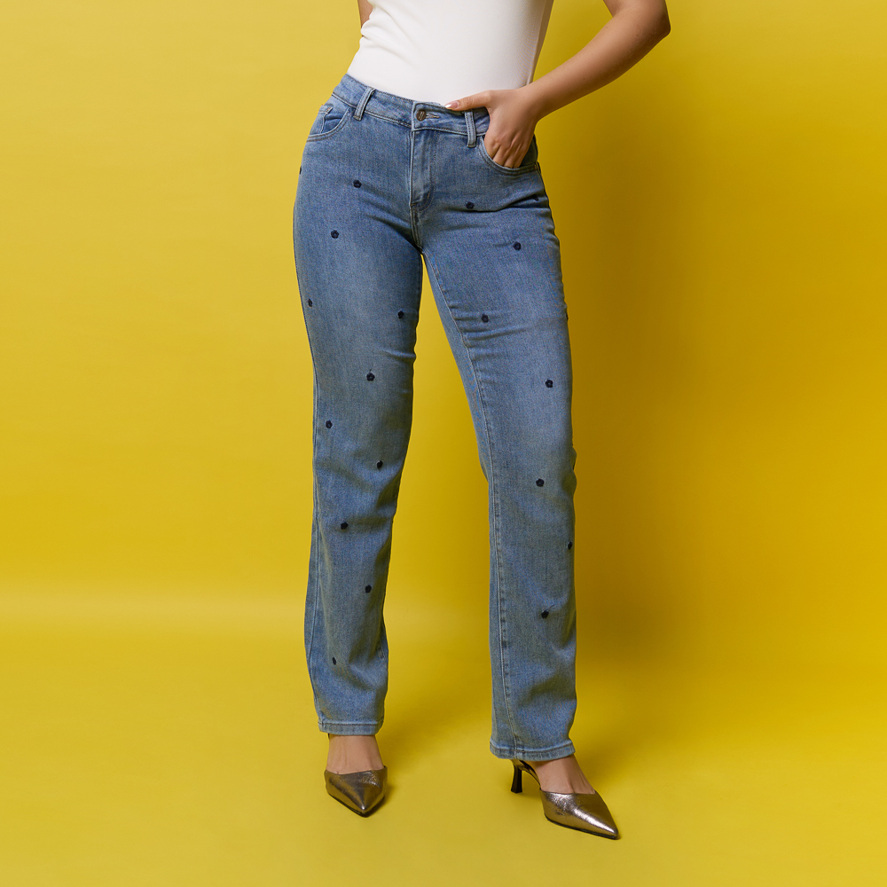 JEAN MOKACCINO MUJER - AZEL-PA DENIM STRECH - 1
