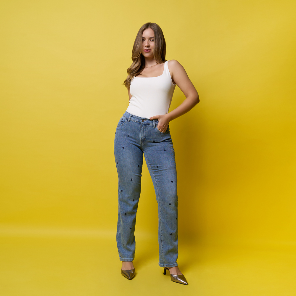 JEAN MOKACCINO MUJER - AZEL-PA DENIM STRECH - 4