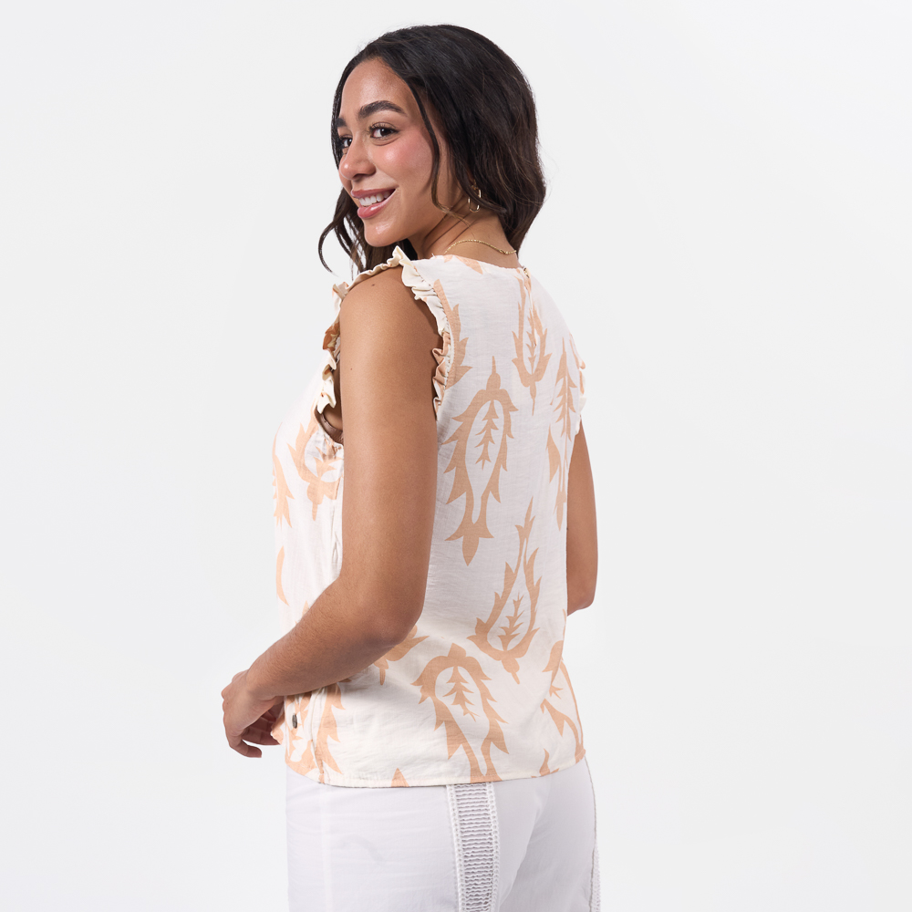 BLUSA BRONCO MUJER - LEONIDA -PA LINO - 2