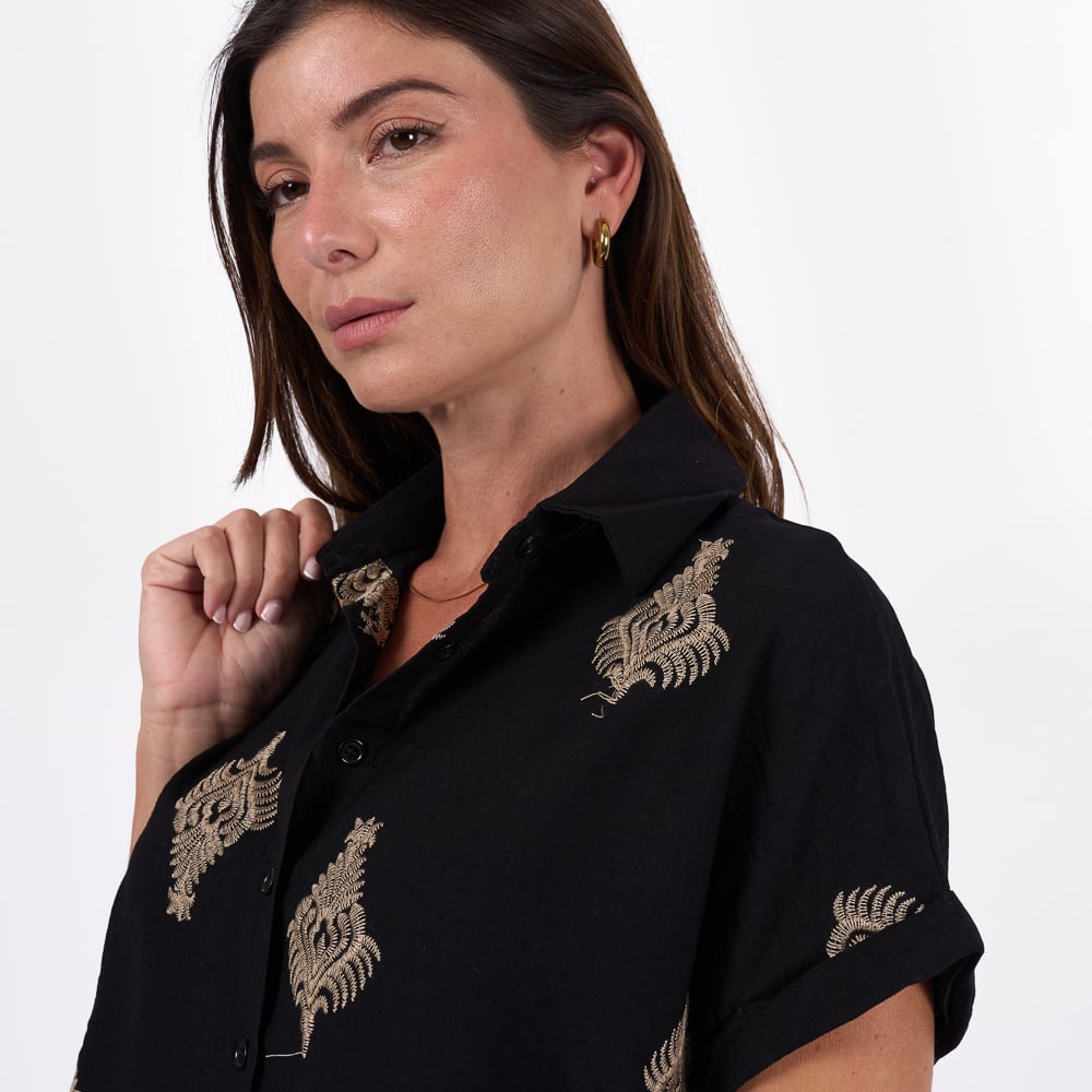 BLUSA BRONCO MUJER - ELEA -PA CREPE - 3