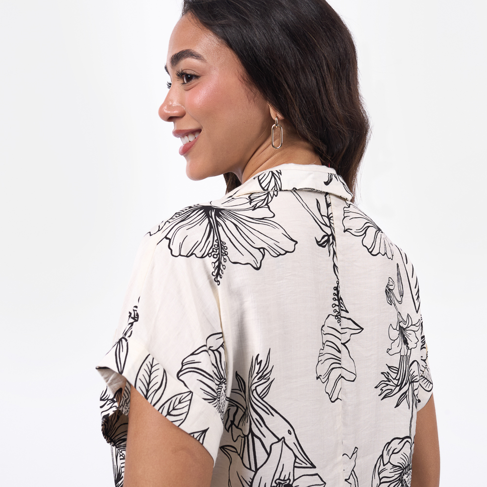 BLUSA BRONCO MUJER - HEIDI -PA LINO - 2