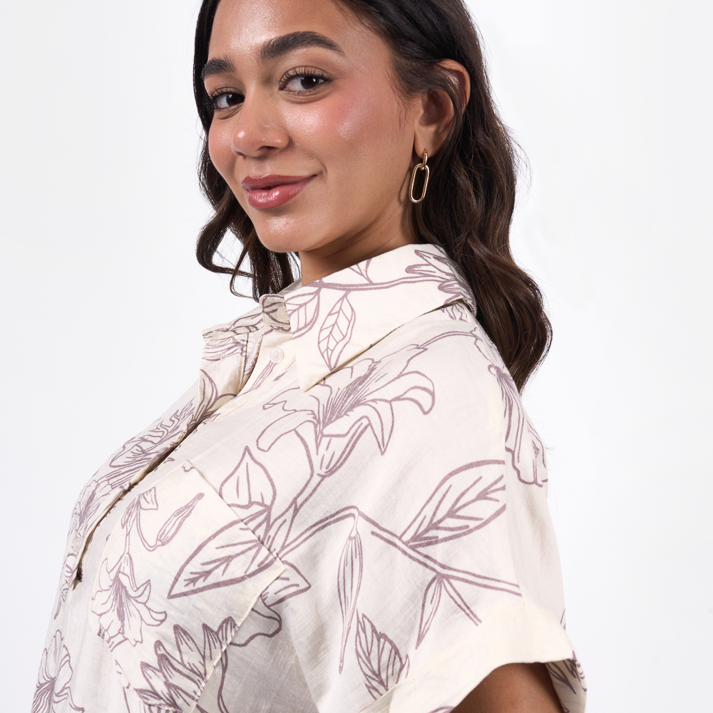 BLUSA BRONCO MUJER - HEIDI -PA LINO - 3