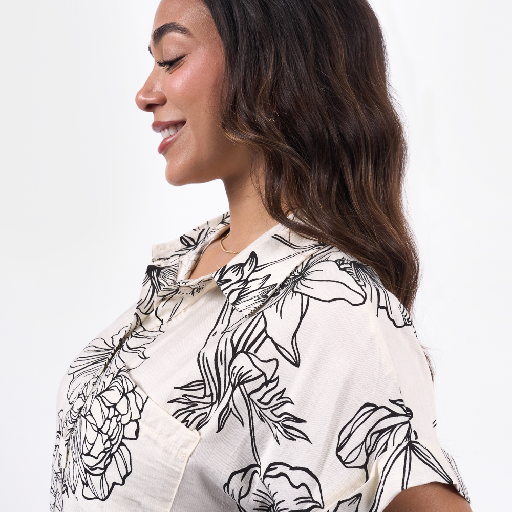 BLUSA BRONCO MUJER - HEIDI -PA LINO - 3