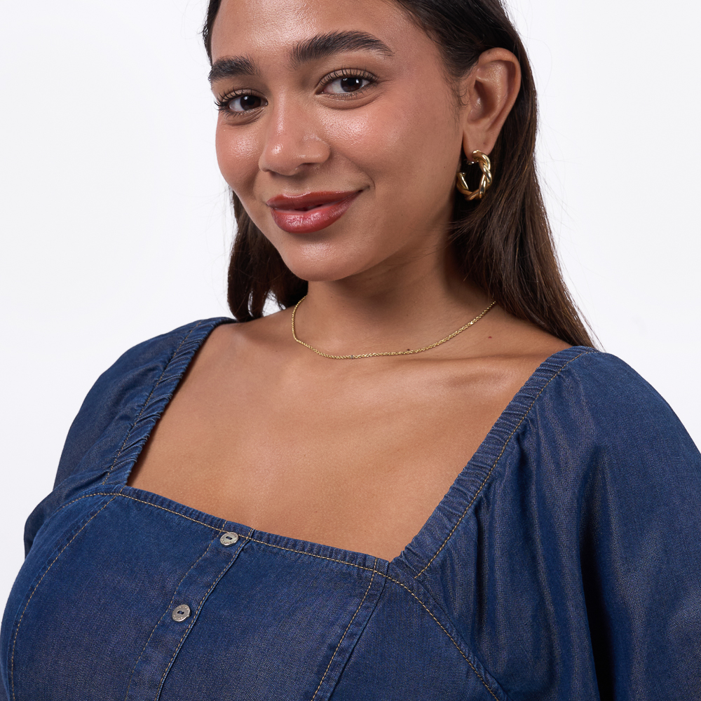 BLUSA TAYSSIR MUJER - MAKAYLA CAMISERO - 3