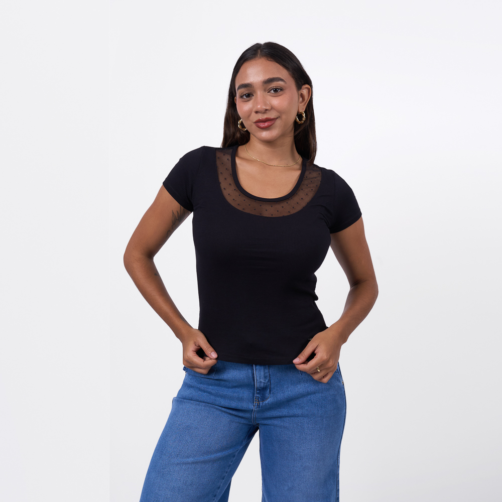POLO TAYSSIR MUJER - KRISTELA RIB - 1